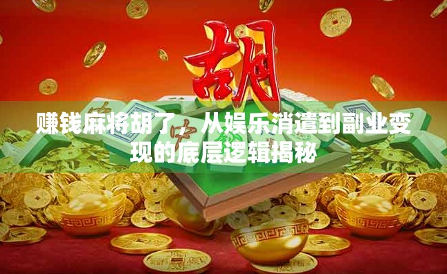 赚钱麻将胡了，从娱乐消遣到副业变现的底层逻辑揭秘