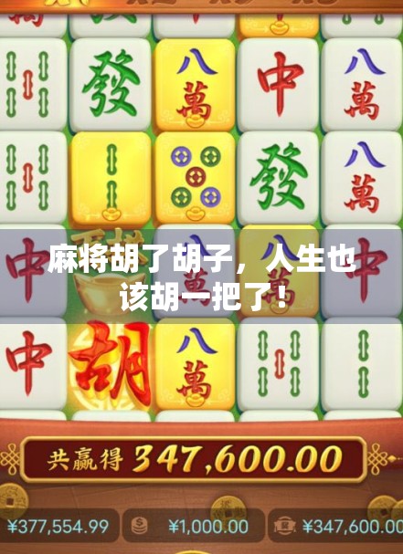 麻将胡了胡子，人生也该胡一把了！