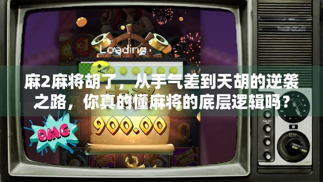 麻2麻将胡了，从手气差到天胡的逆袭之路，你真的懂麻将的底层逻辑吗？