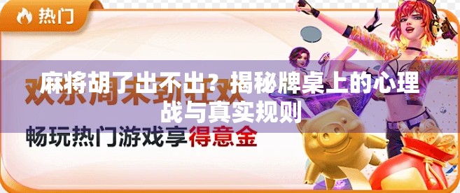 麻将胡了出不出？揭秘牌桌上的心理战与真实规则