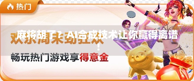 麻将胡了？AI合成技术让你赢得离谱！