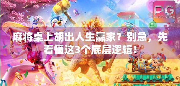 麻将桌上胡出人生赢家？别急，先看懂这3个底层逻辑！